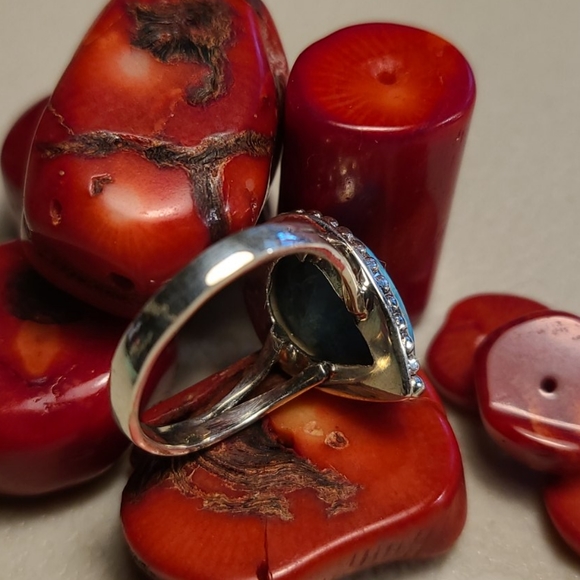 STERLING/TURQUOISE RING - Picture 2 of 4